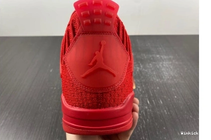 Jordan 4 Red Flyknit Retro 1009